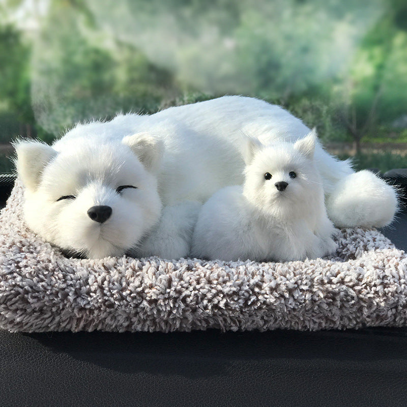Cachorrinho Realista com Carvão Ativado — Purifica o Ar e Decora Seu Carro 🐾🚗