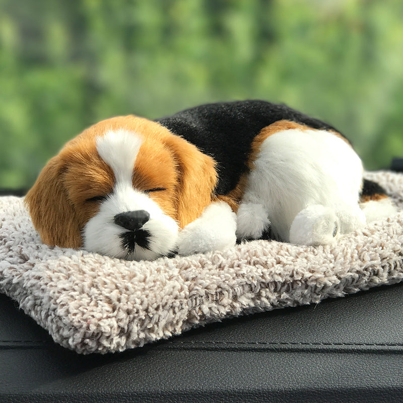 Cachorrinho Realista com Carvão Ativado — Purifica o Ar e Decora Seu Carro 🐾🚗