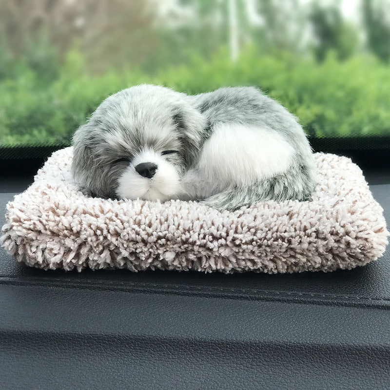 Cachorrinho Realista com Carvão Ativado — Purifica o Ar e Decora Seu Carro 🐾🚗