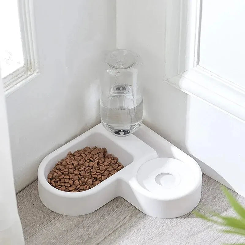 Conjunto Comedouro e Bebedouro Automático — Alimenta e Hidrata Seu Amigo com Facilidade 🐱🐶