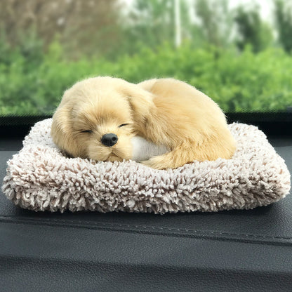 Cachorrinho Realista com Carvão Ativado — Purifica o Ar e Decora Seu Carro 🐾🚗