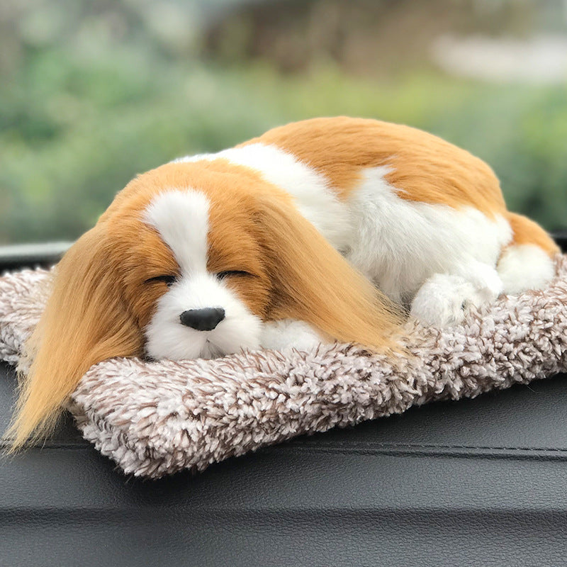 Cachorrinho Realista com Carvão Ativado — Purifica o Ar e Decora Seu Carro 🐾🚗