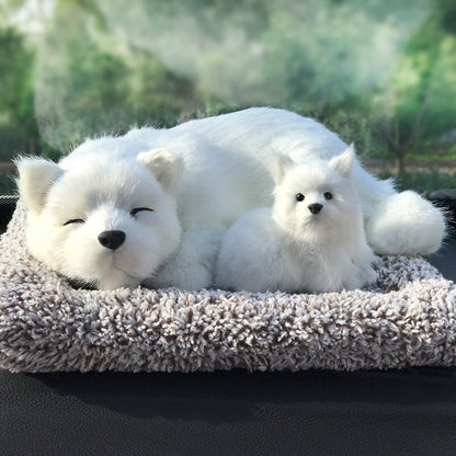 Cachorrinho Realista com Carvão Ativado — Purifica o Ar e Decora Seu Carro 🐾🚗