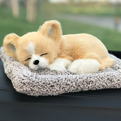 Cachorrinho Realista com Carvão Ativado — Purifica o Ar e Decora Seu Carro 🐾🚗