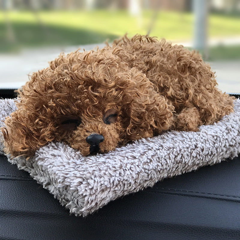 Cachorrinho Realista com Carvão Ativado — Purifica o Ar e Decora Seu Carro 🐾🚗