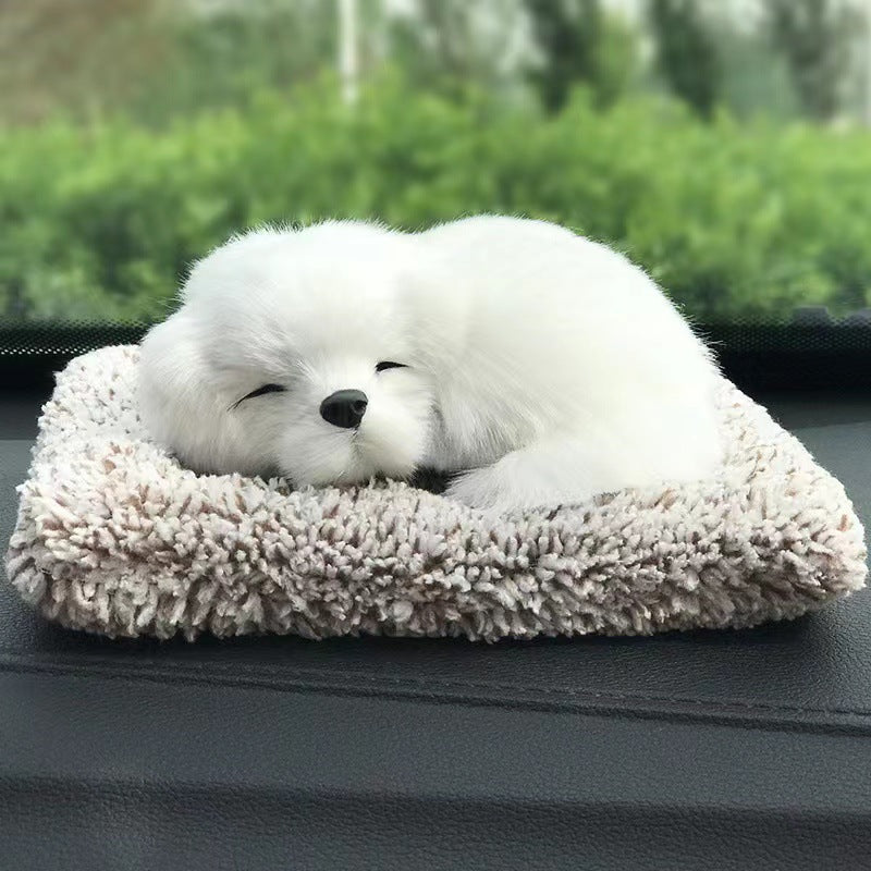 Cachorrinho Realista com Carvão Ativado — Purifica o Ar e Decora Seu Carro 🐾🚗