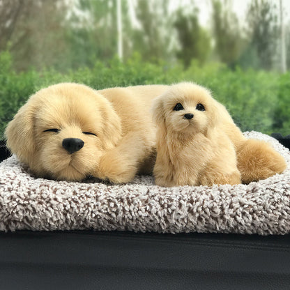 Cachorrinho Realista com Carvão Ativado — Purifica o Ar e Decora Seu Carro 🐾🚗