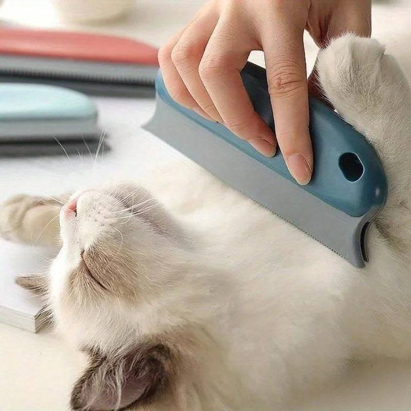 Escova Removedora de Pelos para Pet — Sofá, Roupas e Casa Sempre Limpa 🐾