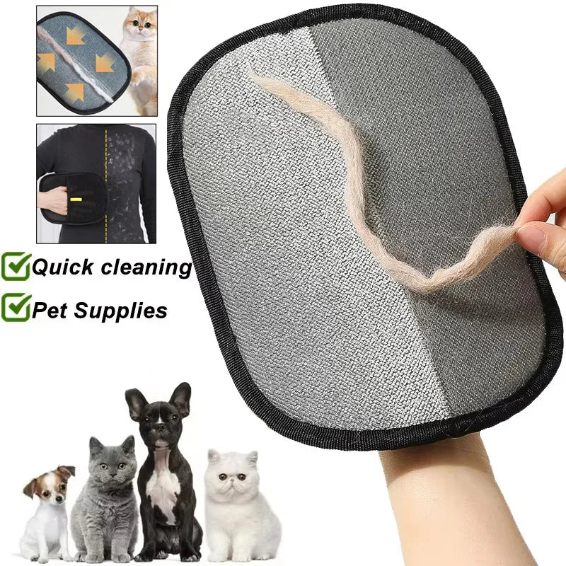 Luva Mágica Removedora de Pelos — Sofá, Roupas e Seu Pet Sempre Limpos 🐱🐶✨