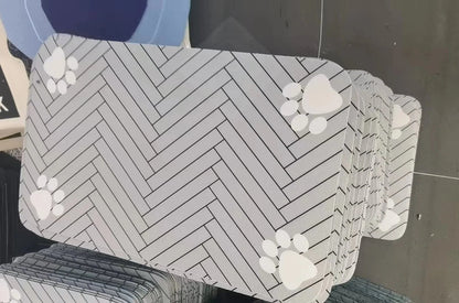 Tapete Protetor para Tigelas de Pet — Absorve, Seca Rápido e Não Escorrega 🐱🐶