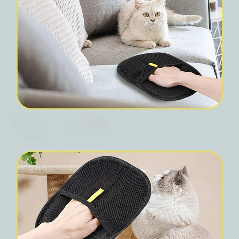 Luva Mágica Removedora de Pelos — Sofá, Roupas e Seu Pet Sempre Limpos 🐱🐶✨
