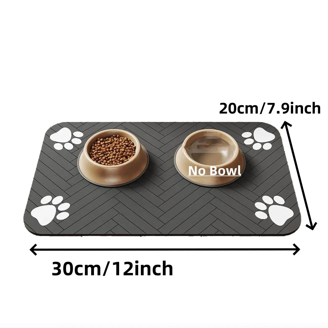 Tapete Protetor para Tigelas de Pet — Absorve, Seca Rápido e Não Escorrega 🐱🐶
